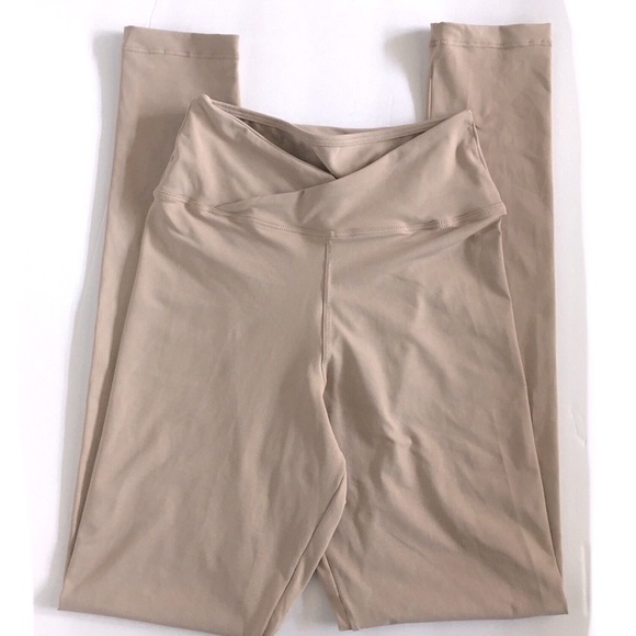 MINA Evita tan high waisted compression leggings - Picture 2 of 5